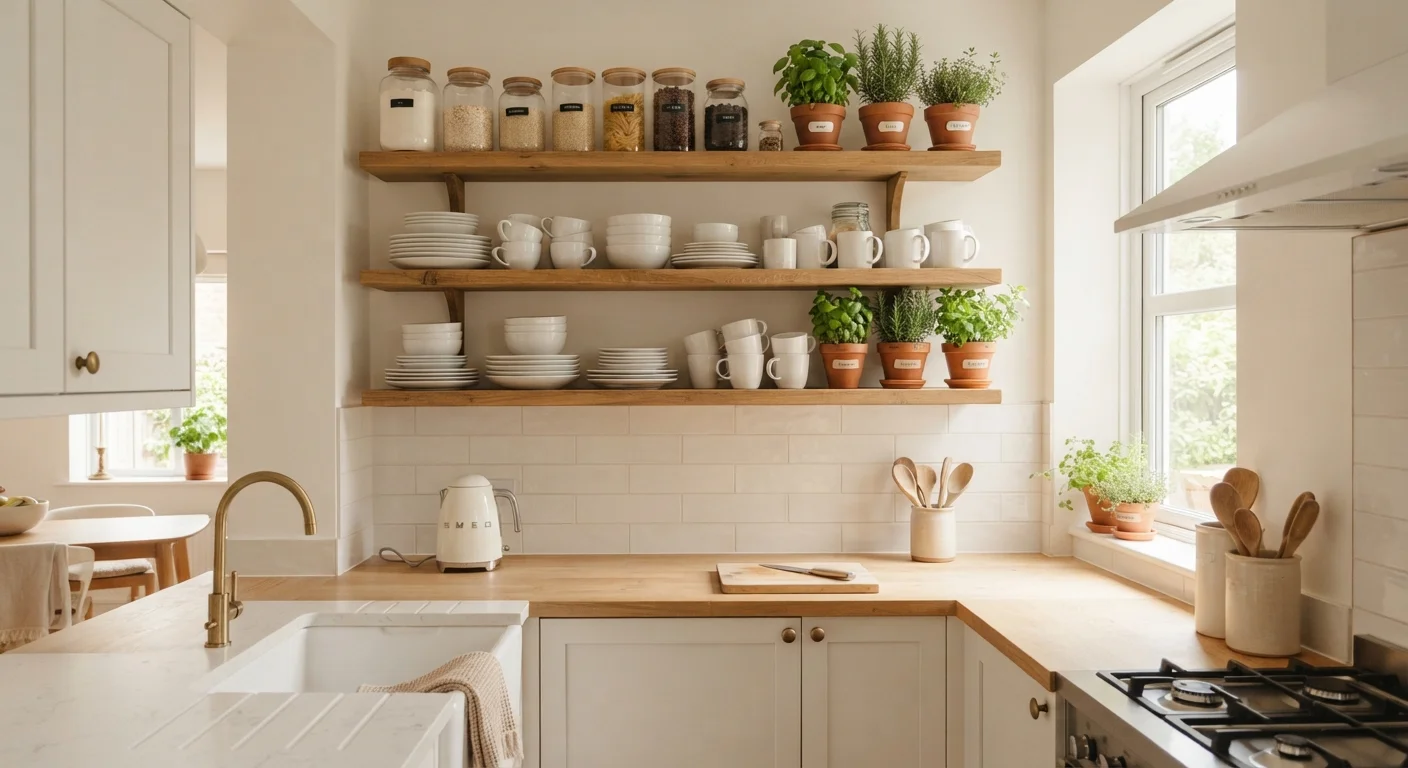 Open Shelving in the Kitchen: A Balanced Look at the Trade-offs